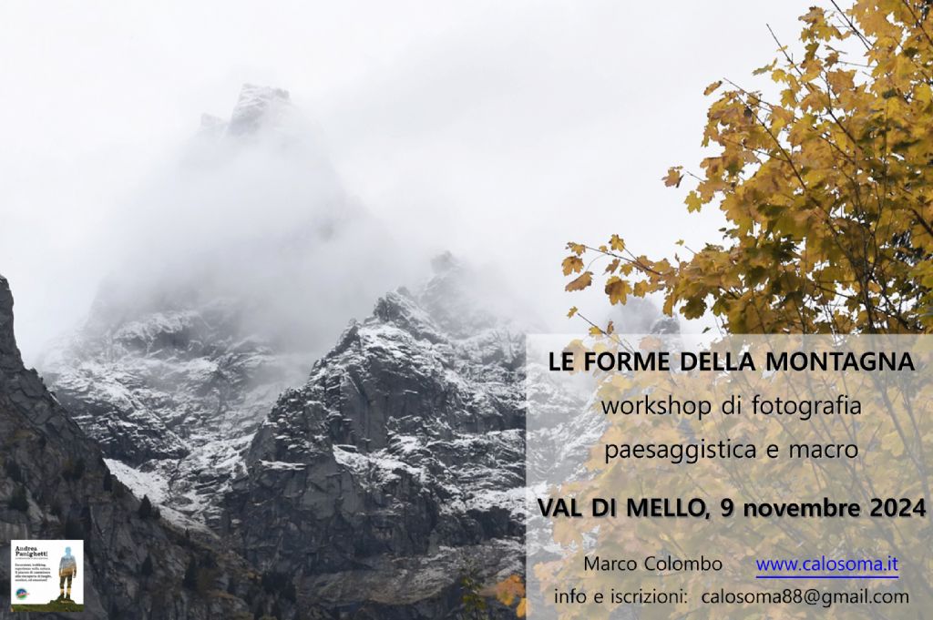 workshop Val di Mello novembre 2024